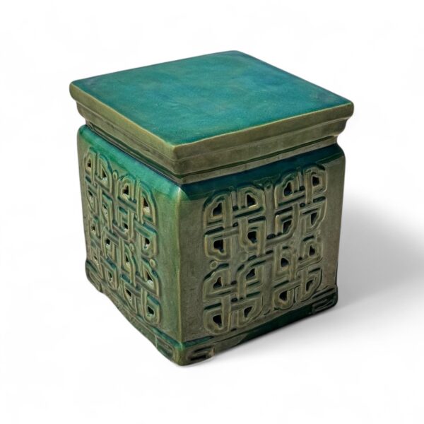 Green Asian Garden Stool