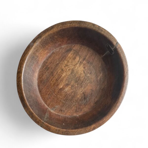Primitive Wood Bowl w/ Visible Repair