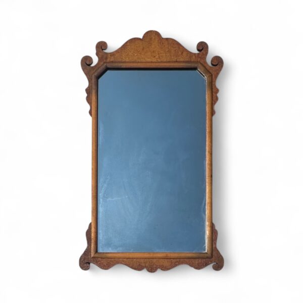 Shaped Burl Mirror