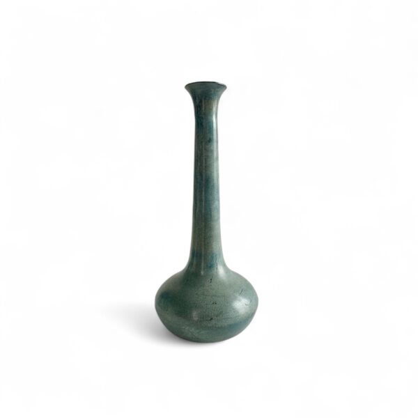 MCM Blue Metal Vase