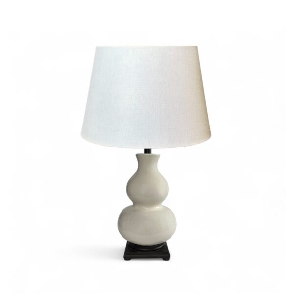 White Bulbous Lamp