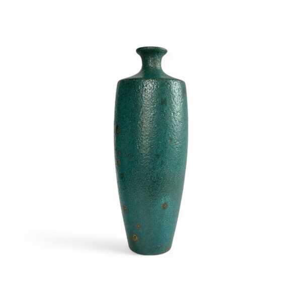 Italian Ceramic Turquoise Vase