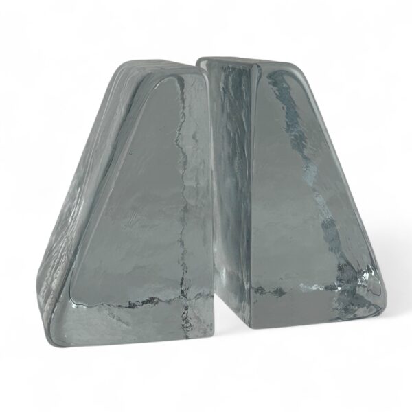 Pair of Blenko Glass Bookends