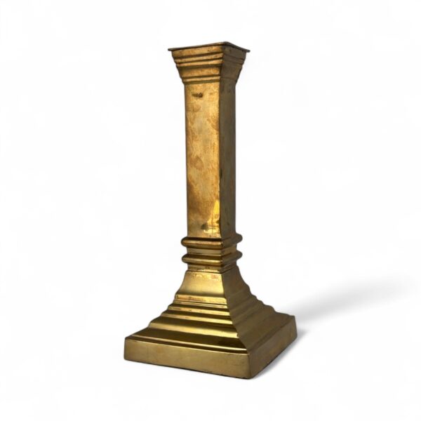 Brass Columnar Candleholder