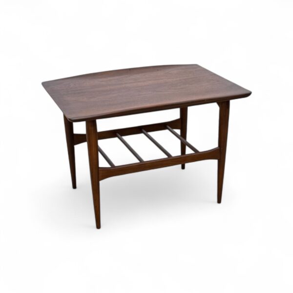 MCM Bassett Walnut Side Table